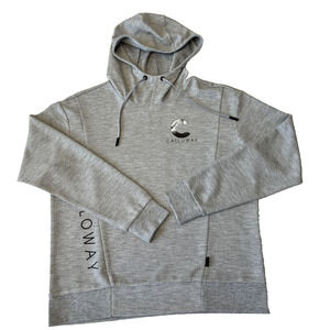Ogio Womens Gray Hoodie Pullover Sweatshirt Sz Small Gray Logo "Calloway"